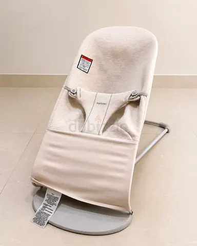 BabyBjörn Bouncer Bliss 3D Soft - Light Beige, Excellent Condition