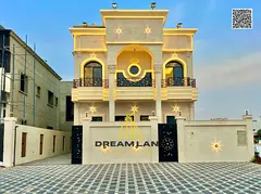 Own a luxury villa in Ajman, including registration fees, with modern designs and spacious areas, an