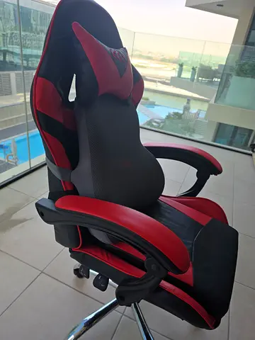 Gaming Black Ergonomic  Chair with Adjustable Height (Good Condition)