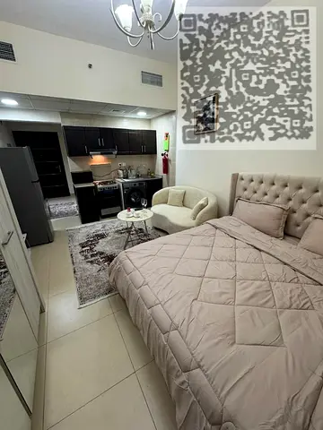 استوديو مفروش للايجار الشهرى اماره عجمان الجرف 2