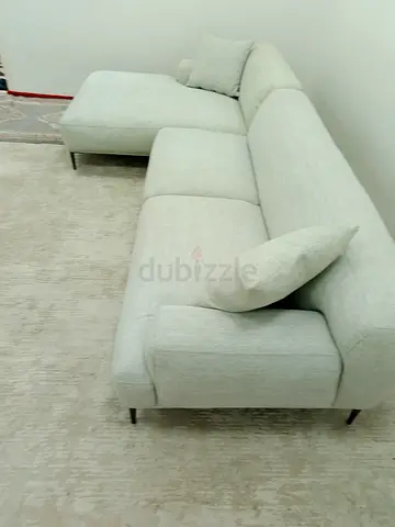 The loom collection Amelia silver lshape sofa