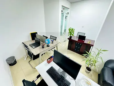 Office for rent with beautiful interior & ample natural light available Dubai