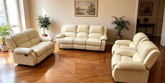 Sofa Recliner Leather 7 Seater