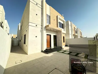 Luxury villa in Al Helio, Ajman. 3master BR, majlis, hall,maid’s room, large yard. Plot 3014 sq.ft, build 2600. Modern finish. Rent 95k AED, 4payments