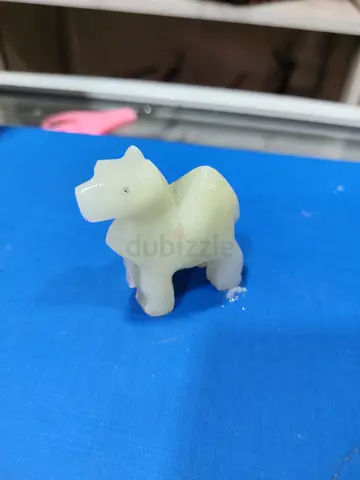Small Hand-Carved Marble Camel Figurine - 5cm