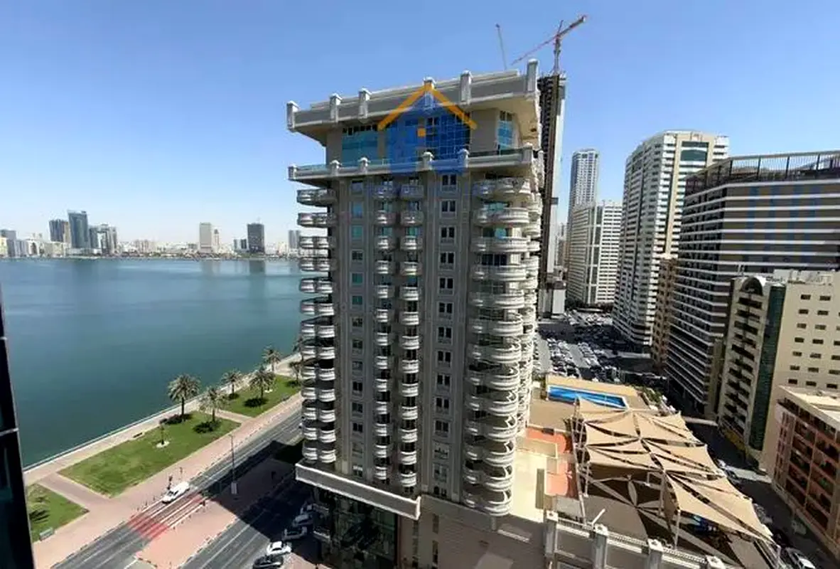 Two bedrooms and a living room with an open view of Khalid Lake at a very special price