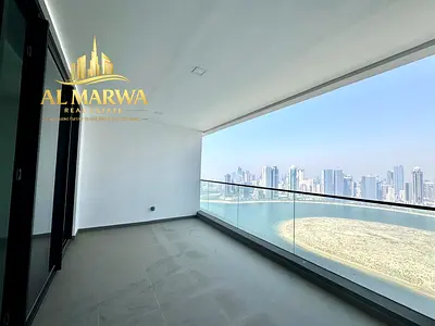 || Direct Panoramic Sea view || Brand New 3BR + Maids Room || Waterfront || Big Terrace || 2 Car Parkings || All Amenities Free ||