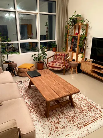 Pan Home Hanford Coffee Table Solid Wood - Natural