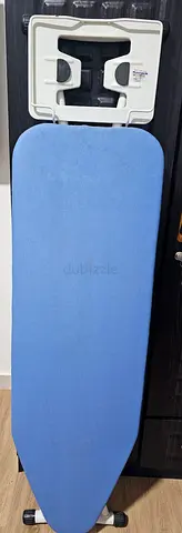 Lightweight Foldable Ironing Board with Blue Cover