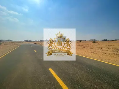 For Sale in Sharjah, Rawdat Al Qurt Area Residential Investment Land Area: 3660 sq ft Corner plot on two 24m streets