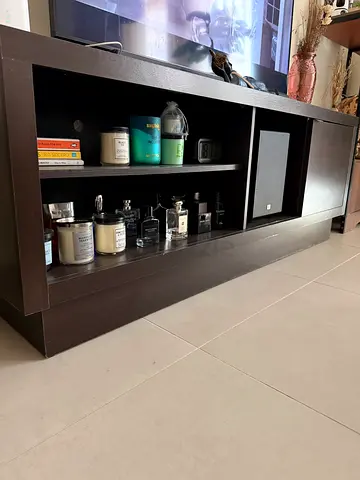 Wooden TV counter