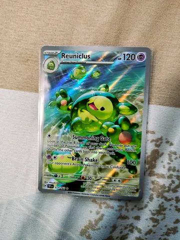 Rare Reuniclus Pokémon EX Holo Card - Near Mint (Sleeved)
