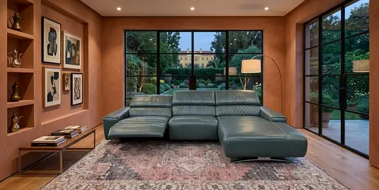 Koala Living Electric Recreener Original Leather Sofa Excellent Condition