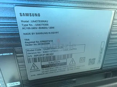 Samsung 43 LED TV (Model UA43T5300AU) - Good Working Condition
