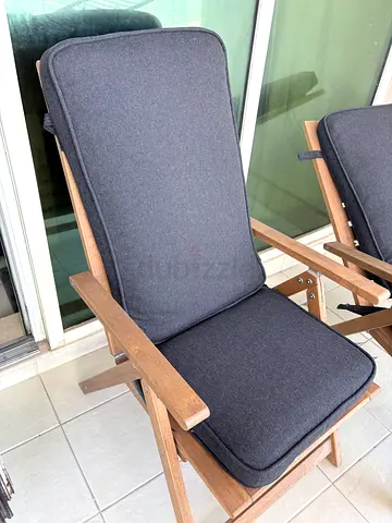 Balcony Garden foldable reclining chair (set of 2)
