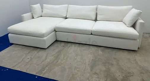 Amazing condition cratebarrel lshape sofa