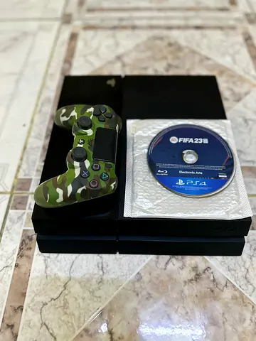 Ps4 500gb 1 controller 1 cd game only 490 Sharjah version 13:50