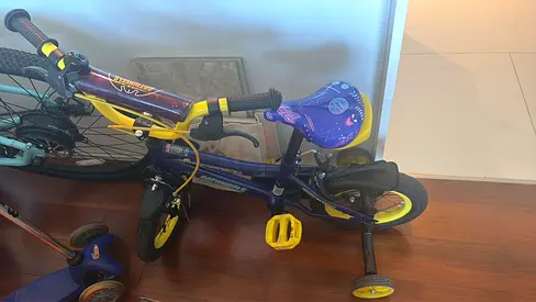 Batwheels Kids Bicycle with Training Wheels