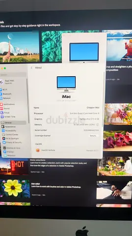 Apple iMac 27-inch (Mid 2010s) - 3.4GHz Quad-Core, 16GB RAM, 1TB HDD