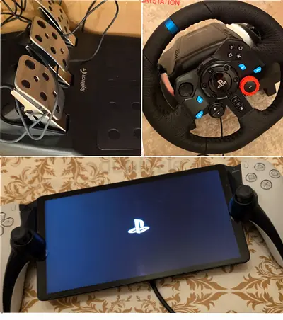 PS5 PORTAL + G29 LOGITECH STEERING WHEEL + PEDALS