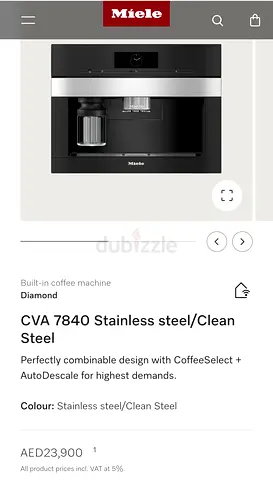 Miele CVA 7840 Built-in Coffee Machine