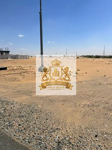 For Sale in Sharjah, Al Qasimia City (Phase 3) Industrial Land Area: 18,320 sq ft Corner plot on two 24m streets