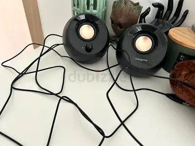 Creative 2.0 Computer Speakers (Black) - New