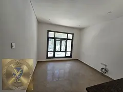 Second tenant studio Al Qulaya modern finish free sandy parking near Al Heera Beach.