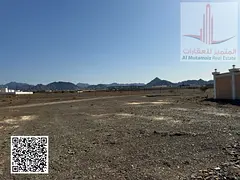 Two Adjacent Residential Plots for Sale in Masfout Basin 8 Ajman Near Ghafla Road | Total Area 8611