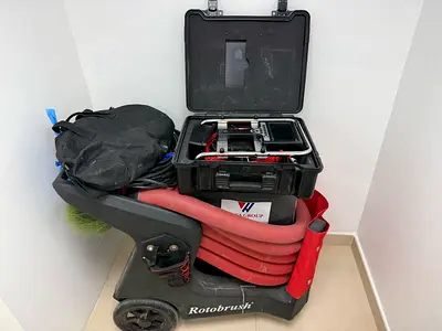 Rotobrush Professional Duct Cleaning with Camera Machine with Accessories beast double motor