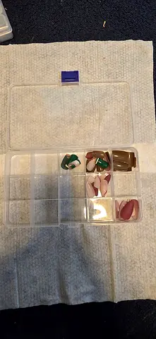 Set of Press-On/False Nails with Case - Assorted Sizes and Colors