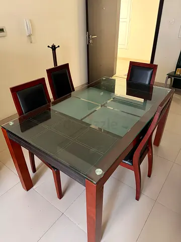 Dining table and chairs
