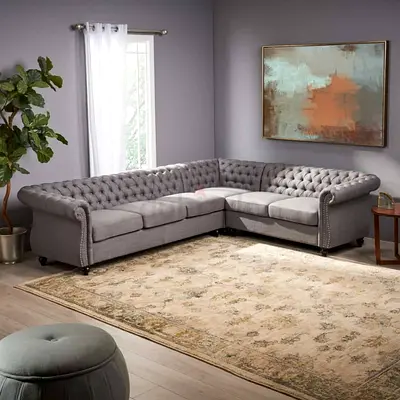 Luxury seating arrangement sofa set