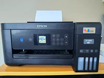 Epson EcoTank ET-2850 EcoTank printer for sale. Perfect working condition with only 93 total pages