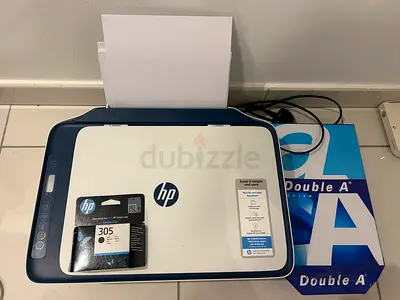 HP DeskJet 4828 Printer/Scanner Colour  (with new HP 305 Black cartridge) - Good Working Condition