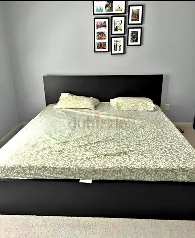 Ikea King size bed with mattress available in perfect condition
