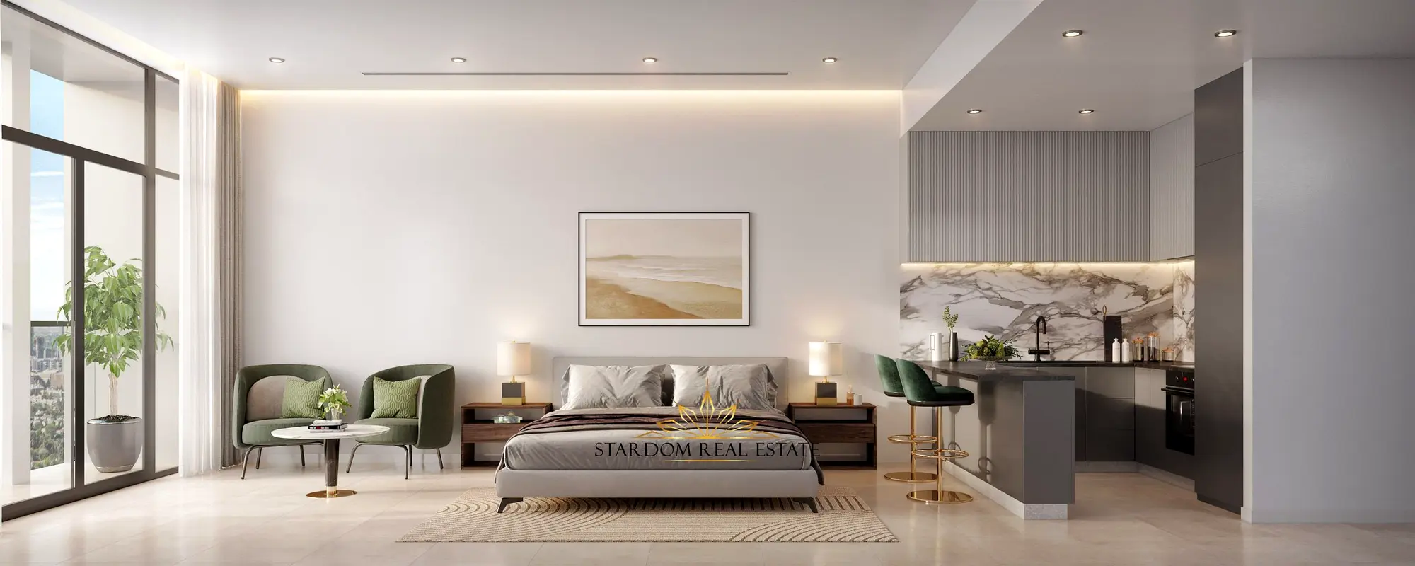 استوديو بارك فيو | شقة مفروشة | الوصول إلى حمام السباحة على السطح | Oasis Loft DSO