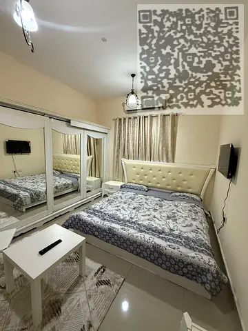 Furnished studio apartment for monthly rent in Ajman, Al Nuaimiya 2