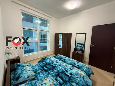 Two bedrooms and a living room for annual rent in City Tower Towers in Al-Nuaimiya 3 area, fully fu