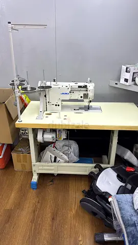 Juki Industrial Sewing Machine on Work Table - Heavy Duty, Used