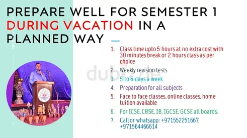 Tuition Classes in Summer vacation