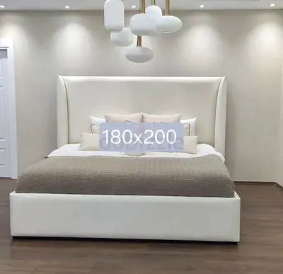 ✅ Modern Designer Bed – King Size Including Spring Mattress