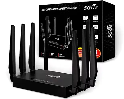 5G CPE High Speed Router with External Antennas - Unused Box