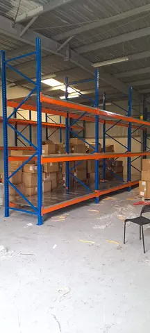Used Heavy Duty Pallet Racking - 3 Bay x 3 Tier Warehouse Shelving