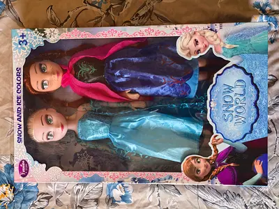New Dolls Elsa and Anna from Frozen, box was open but my kid didnt want to play with them, its new