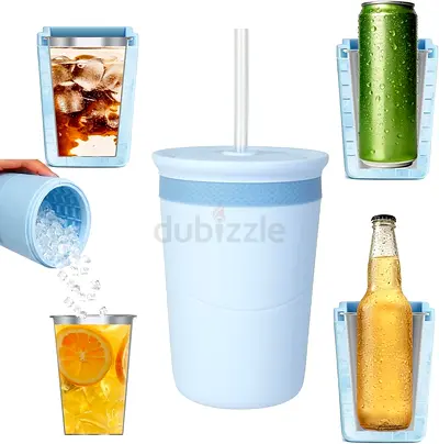 3258 - SLEEPHEAD® Silicone Cooling Cup - Mini Ice Cube Mold, Perfect for Coffee, Juice, Tea - Stainl