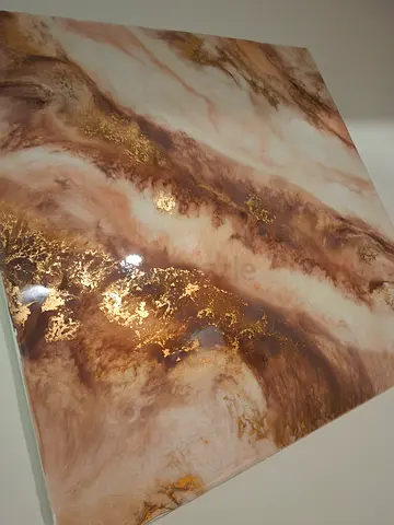Handmade resin art painting