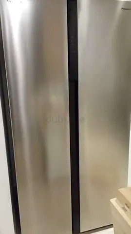 Panasonic Stainless Steel Side-by-Side Refrigerator – Good Condition