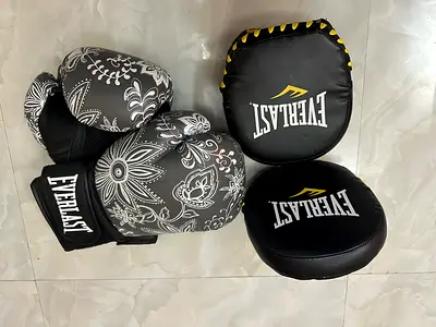 Everlast Boxing Training Set – Gloves  Punch Pads