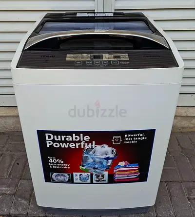Brand Nikai 12kg topload washing machine, color white, working perfectly will go asap